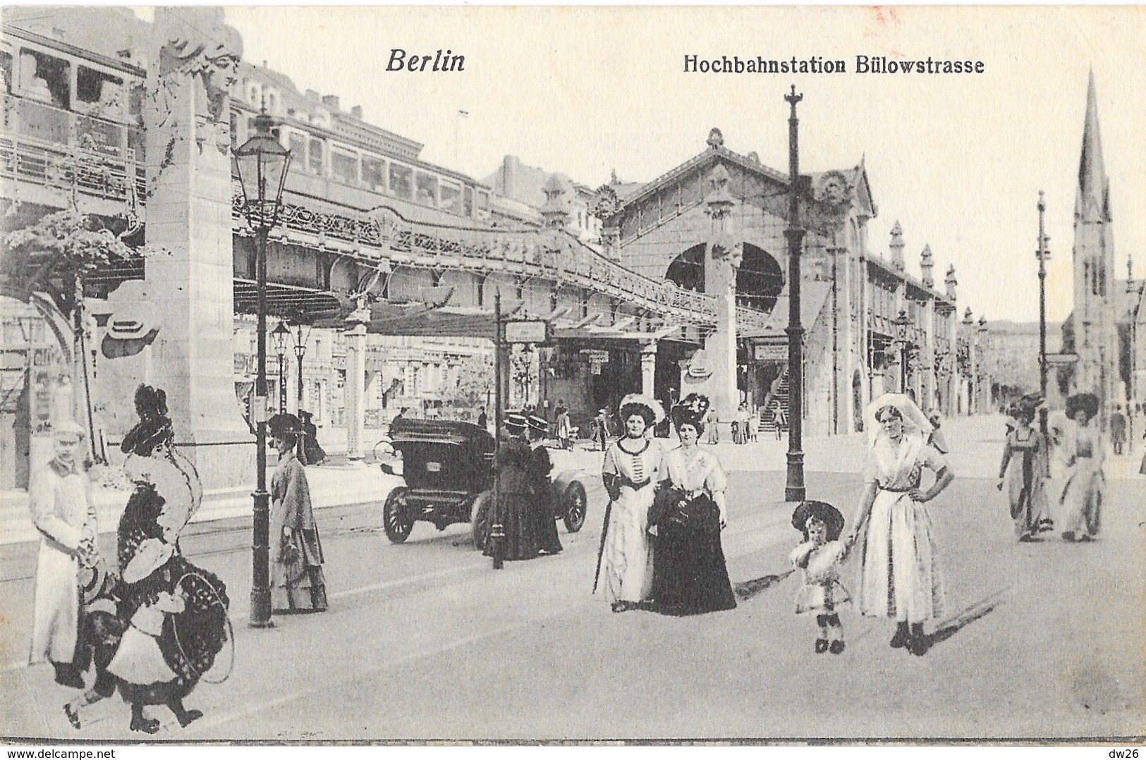 Berlin - Hochbahnstation Bülowstraße (Métro) - Verlag Max Glende - Schöneberg