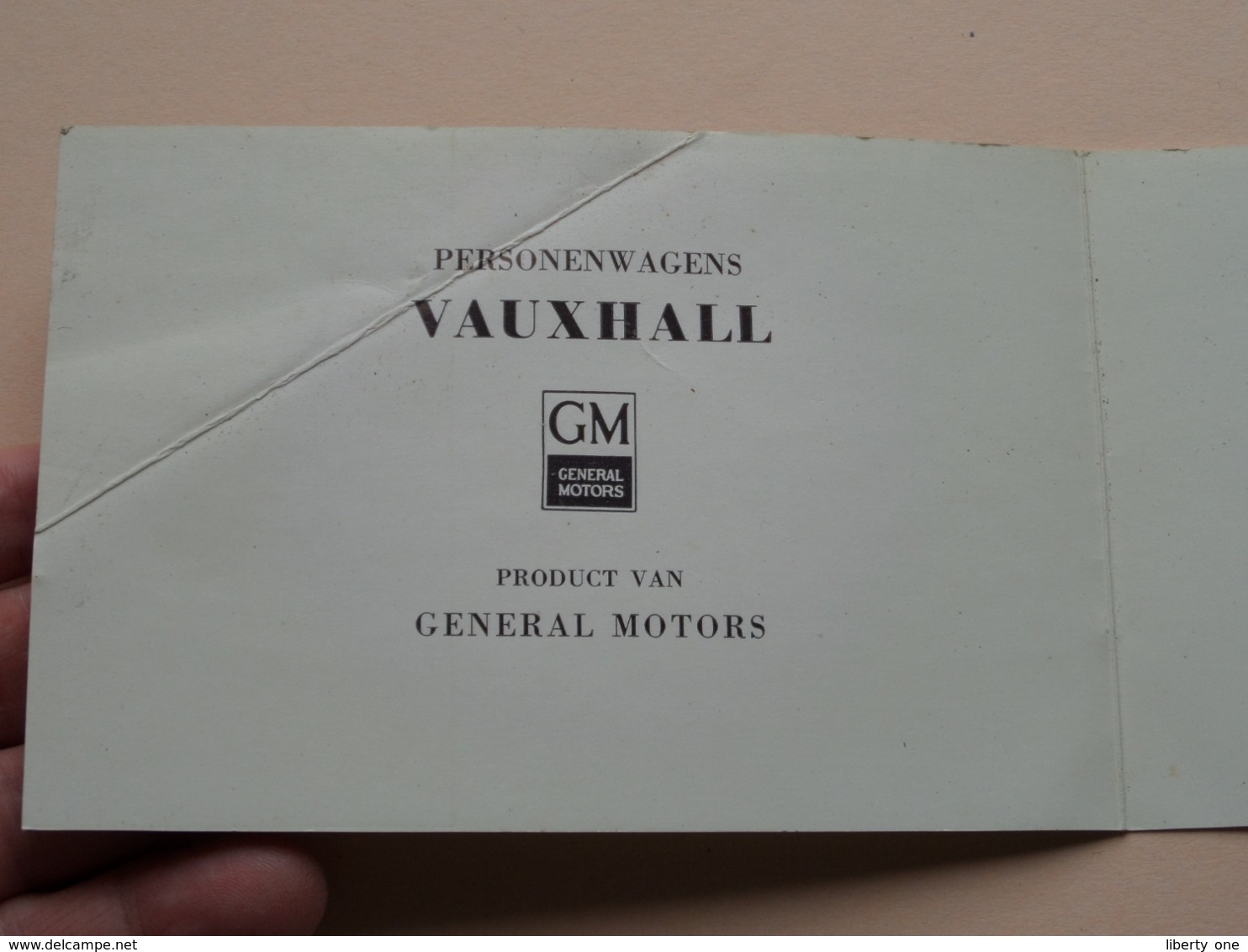 VAUXHALL Prix-Courant > GM General Motors Anvers >1953 ( Voir Photo > Zie Kreuk ) Depliant / Prijsfolder ! - Publicités