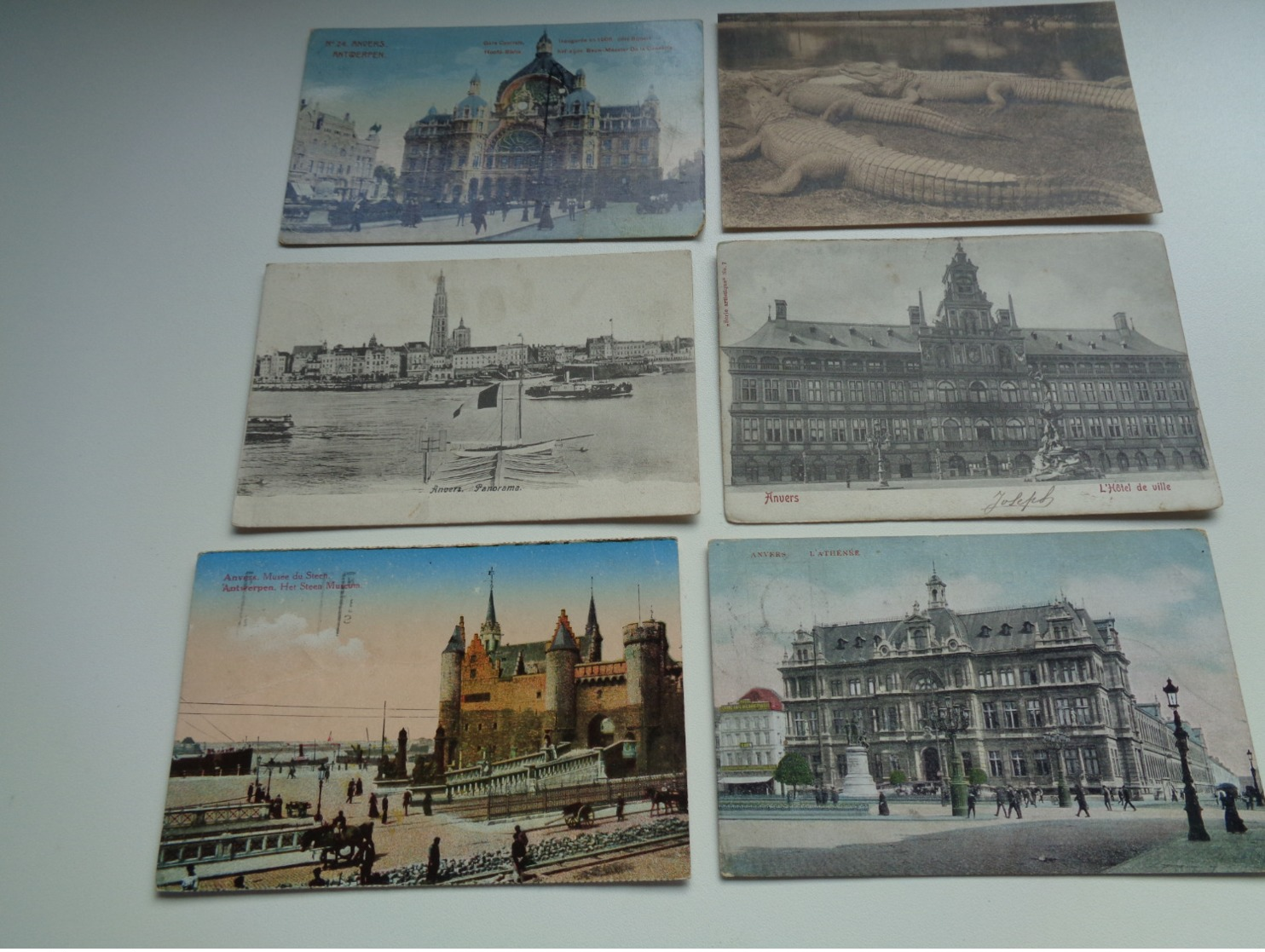 Beau lot de 60 cartes postales de Belgique  Anvers      Mooi lot van 60 postkaarten van België  Antwerpen - 60 scans