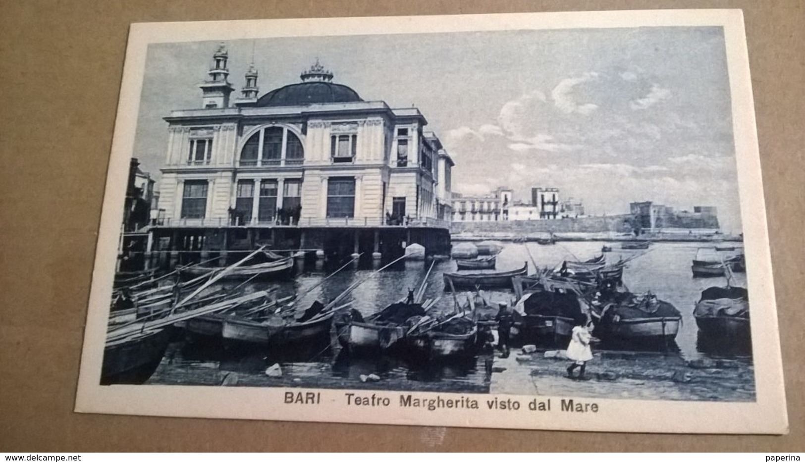 BARI TEATRO MARGHERITA VISTO DAL MARE    (36) - Bari