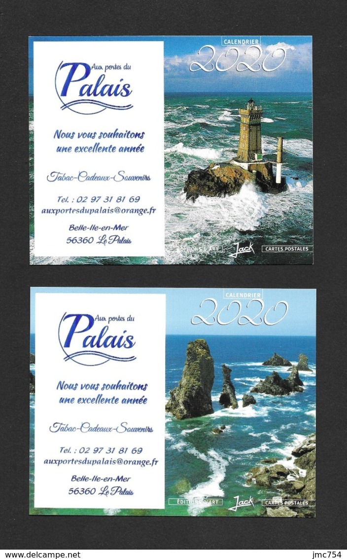 2 Calendrier De Poche 2020.   Le Palais.   Belle-Ile-en-Mer. - Klein Formaat: 2001-...