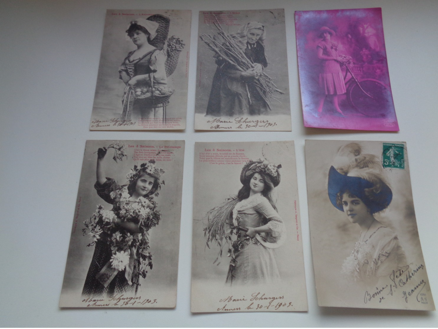 Beau Lot De 60 Cartes Postales De Fantaisie Femmes Femme   Mooi Lot Van 60 Postkaarten Fantasie Vrouwen Vrouw - 60 Scans - 5 - 99 Postales