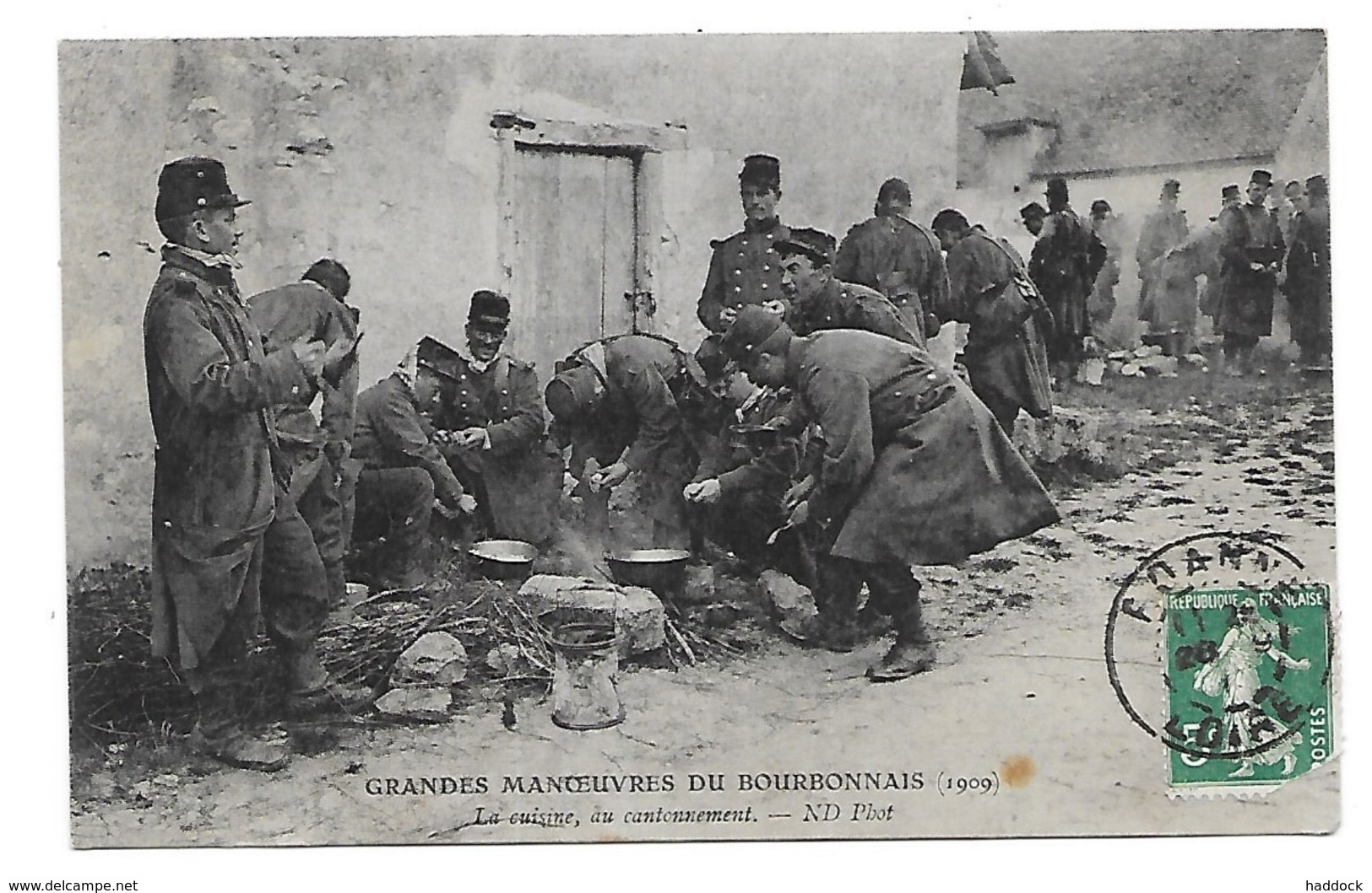 GRANDES MANOEUVRES DU BOURBONNAIS - Guerra 1914-18