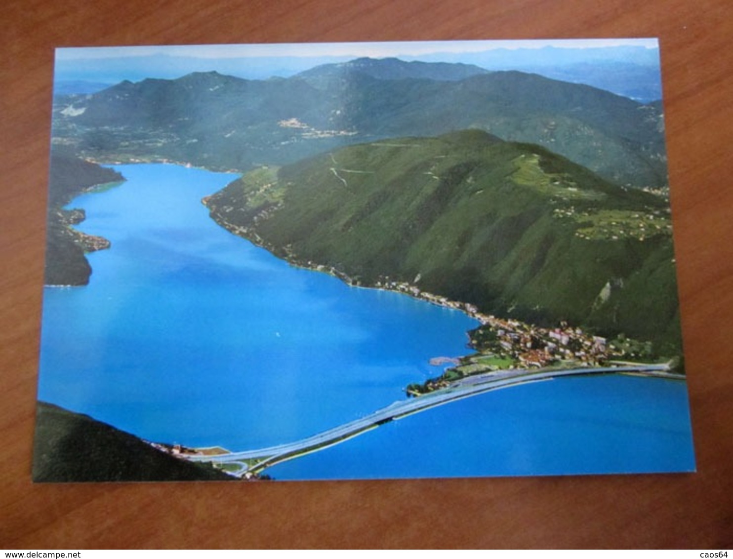 Ponte Di Melide Visto Dalla Sighignola Vetta  SVIZZERA Cartolina Non Viaggiata - Melide