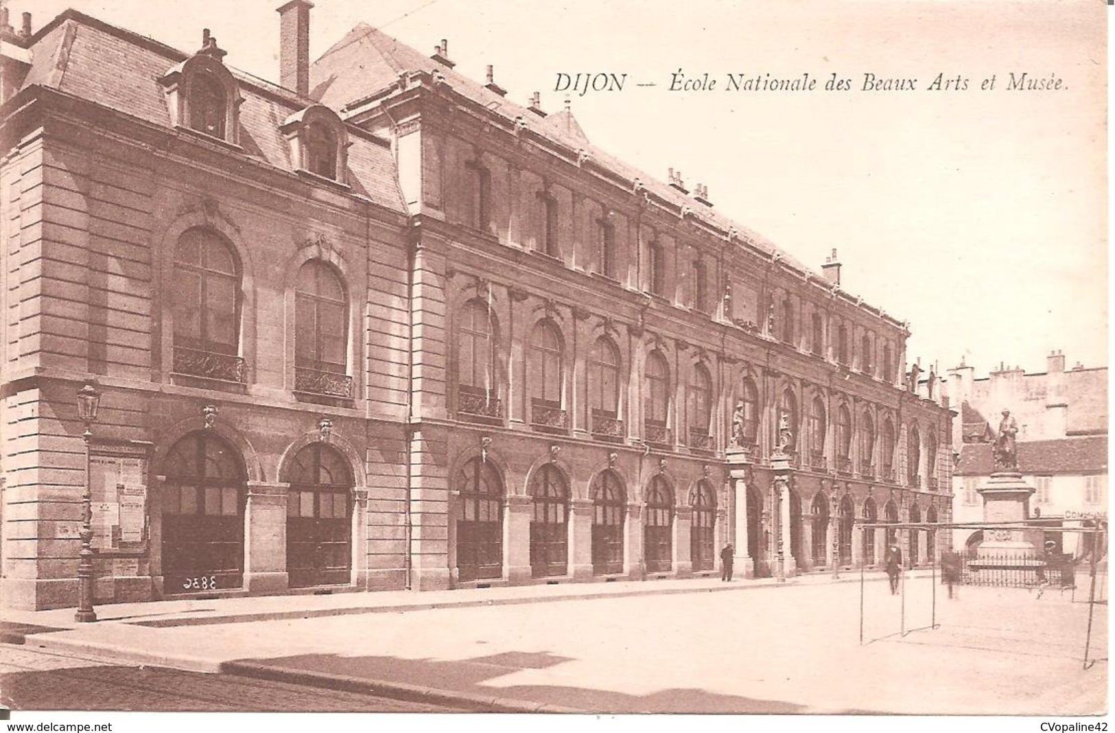 DIJON (21) Ecole Nationale Des Beaux Arts Et Musée (au Dos Pub Moutarde De Dijon F. FAUROY , Velars) - Dijon