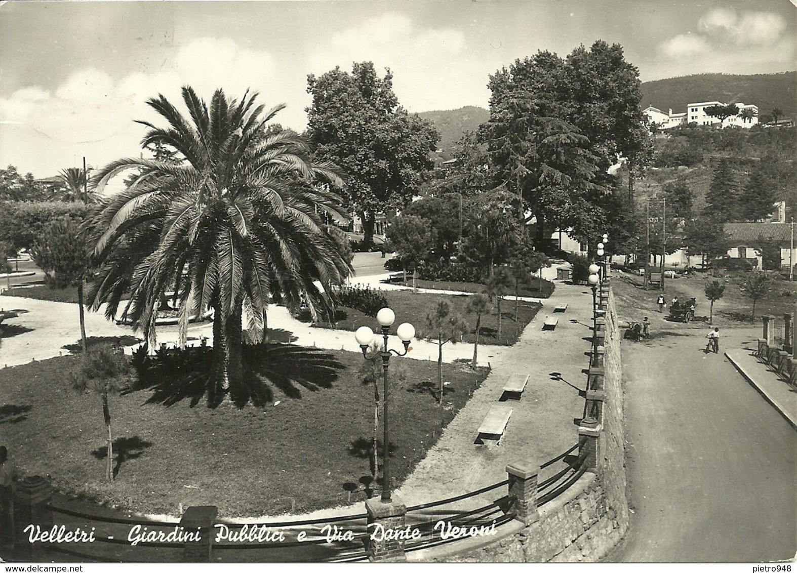 Velletri (Roma) Giardini Pubblici E Via Dante Veroni, Public Gardens And Dante Veroni Street - Velletri