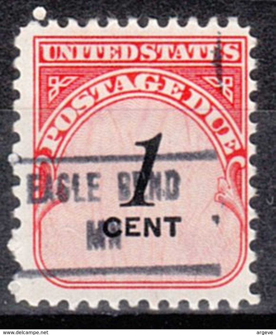 USA Precancel Vorausentwertung Preo, Locals Minnesota, Eagle Bend 853 - Precancels