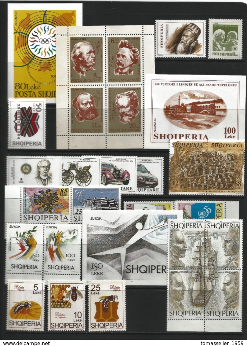 ALBANIA 1995 Year Set.  25 Issues (46 St.+5 M/s) MNH - Albania