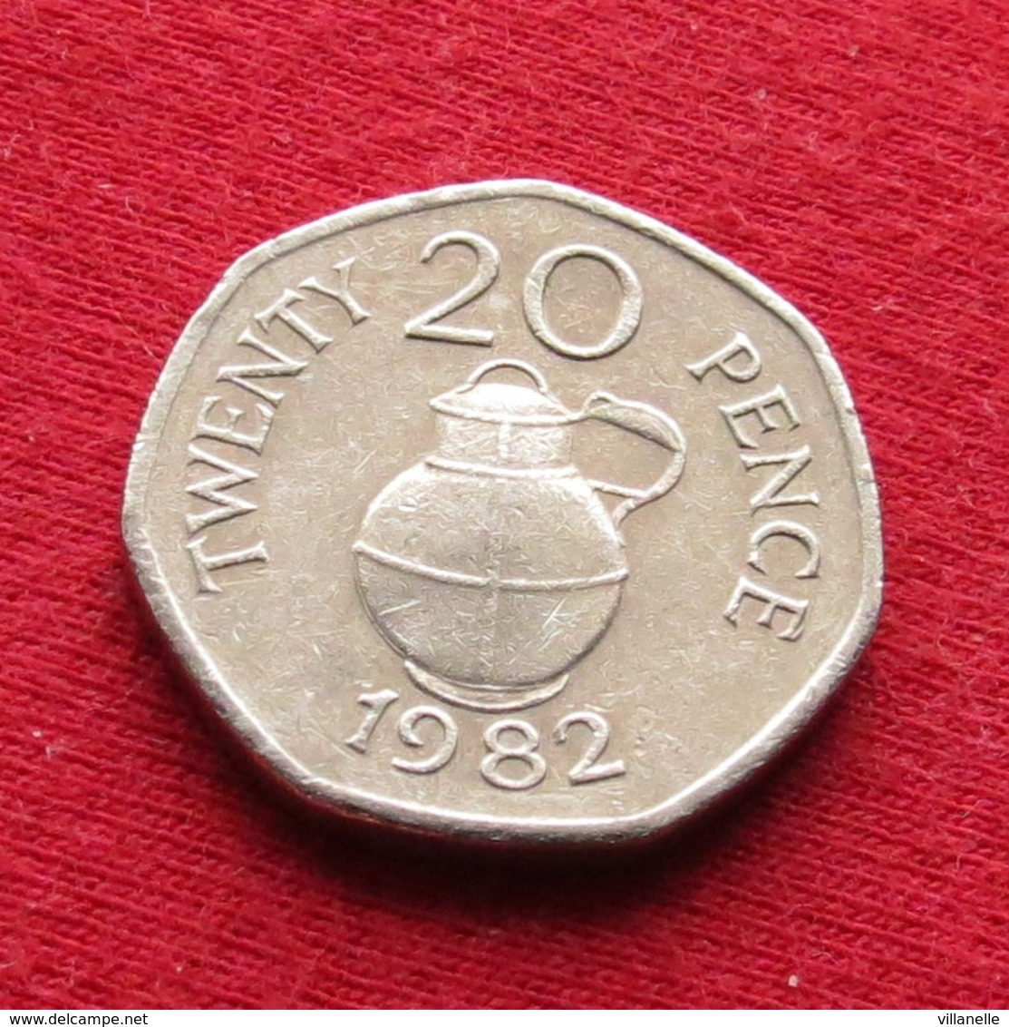 Guernsey 20 Pence 1982 KM# 38 Guernesey - Guernsey