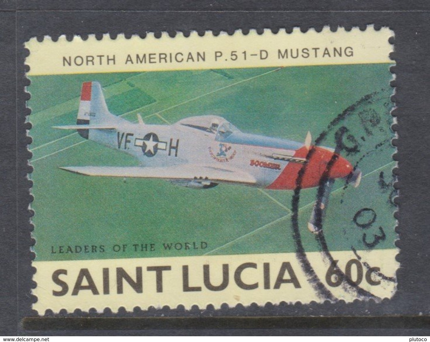 ST. LUCIA, USED STAMP, OBLITERÉ, SELLO USADO. - St.Lucia (1979-...)