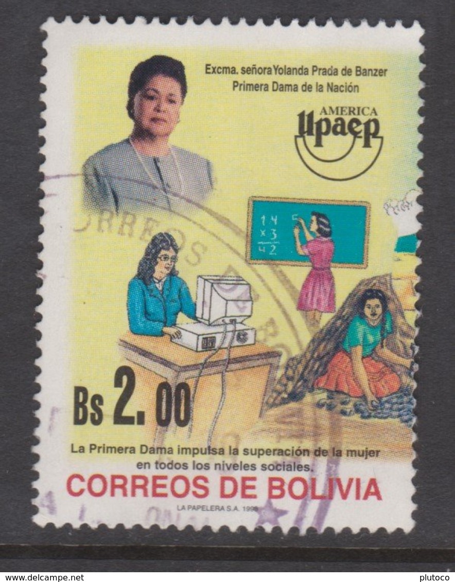 BOLIVIA, USED STAMP, OBLITERÉ, SELLO USADO. - Bolivia