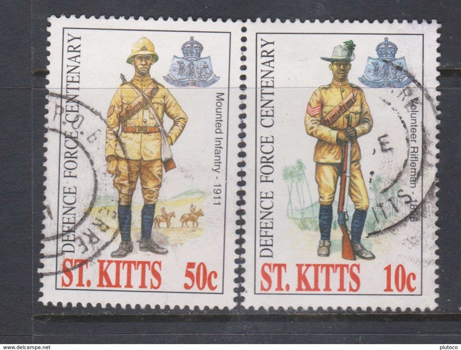 ST. KITTS, USED STAMP, OBLITERÉ, SELLO USADO. - St.Kitts Y Nevis ( 1983-...)