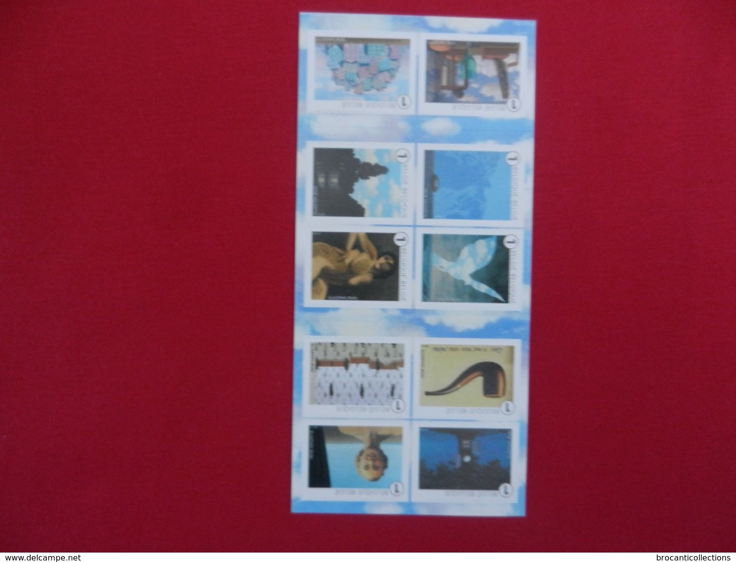 Belgique - Carnet De 10 Timbres Neufs Tarif National 1 - Magritte - 2014 - Non Classés