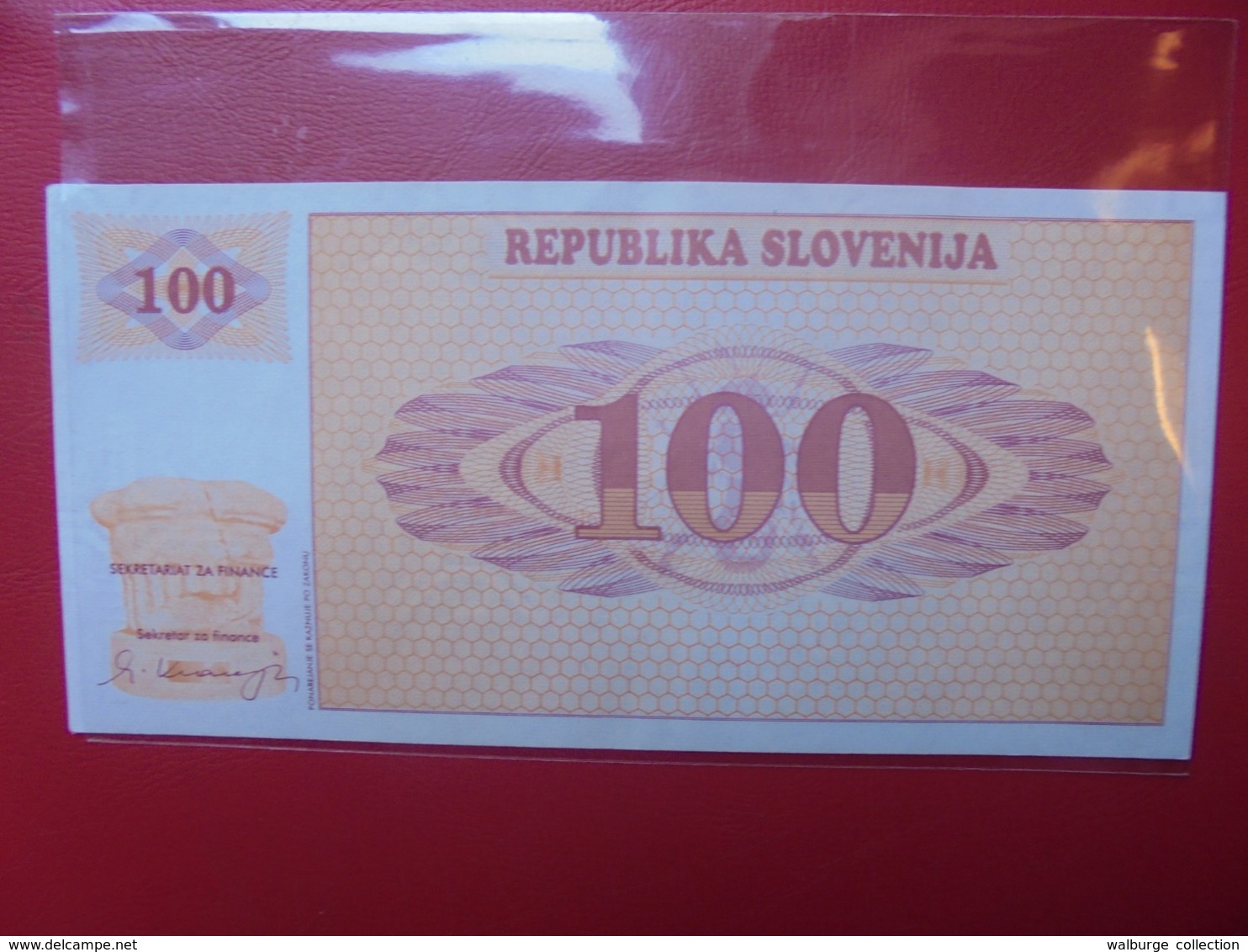 SLOVENIE 100 TOLARJEV 1990 PEU CIRCULER (B.9) - Slovenië