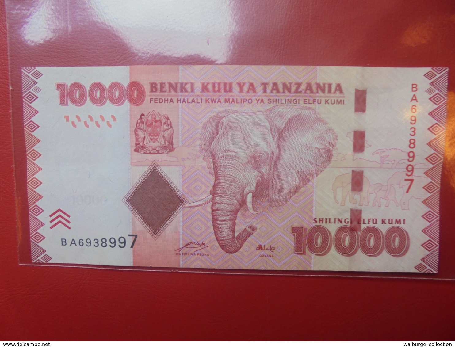 TANZANIE 10.000 SHILLINGI 2010-15 CIRCULER (B.9) - Tanzania