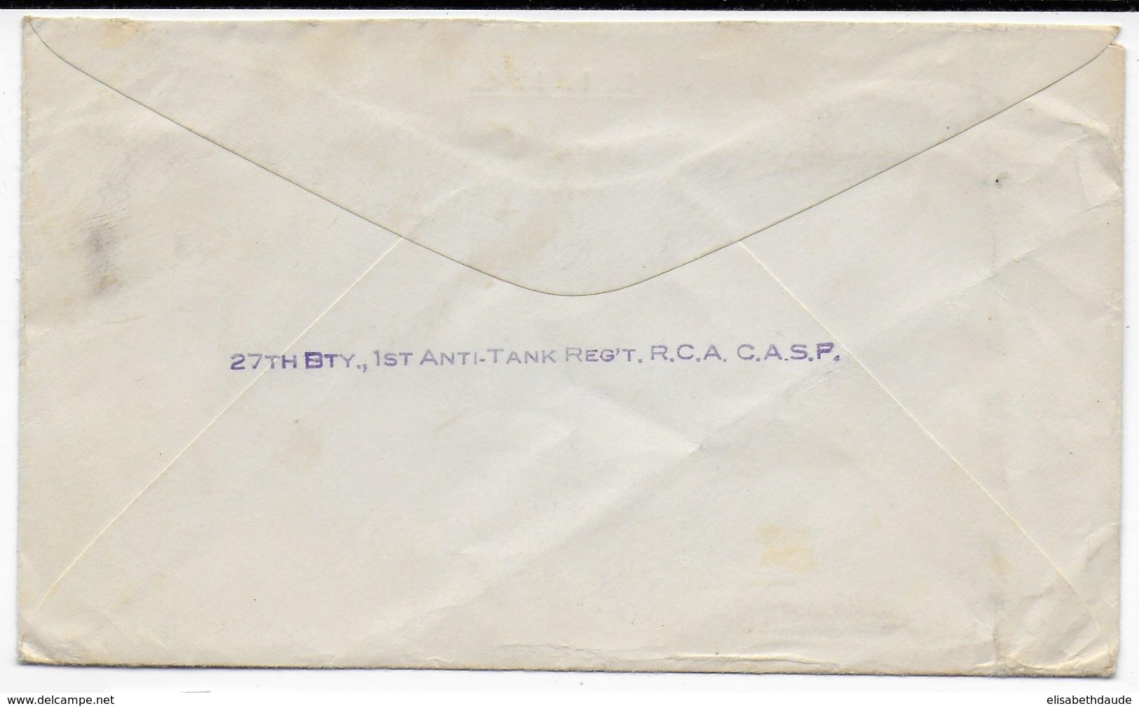 1941 - ARMEE CANADIENNE En EUROPE  - ENVELOPPE Avec CENSURE Du PO N°314 (UK) => QUEBEC - Lettres & Documents