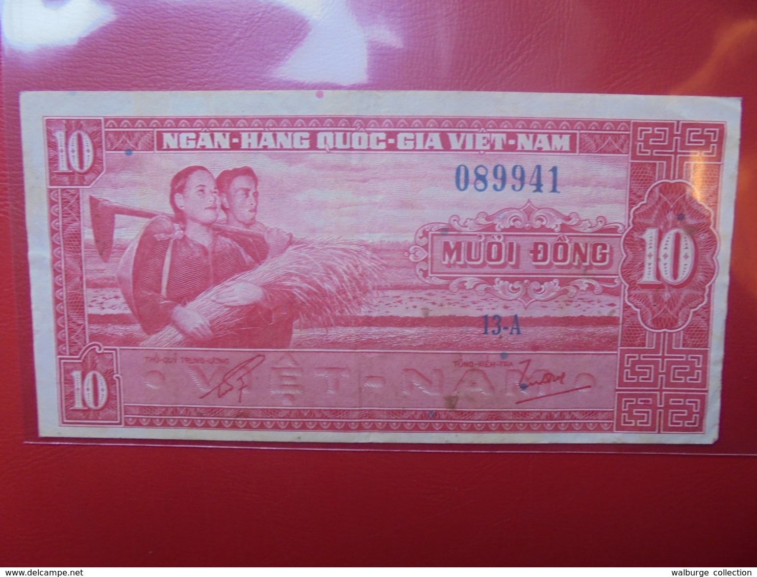 VIETNAM(SUD) 10 DÔNG 1962 CIRCULER (B.9) - Vietnam