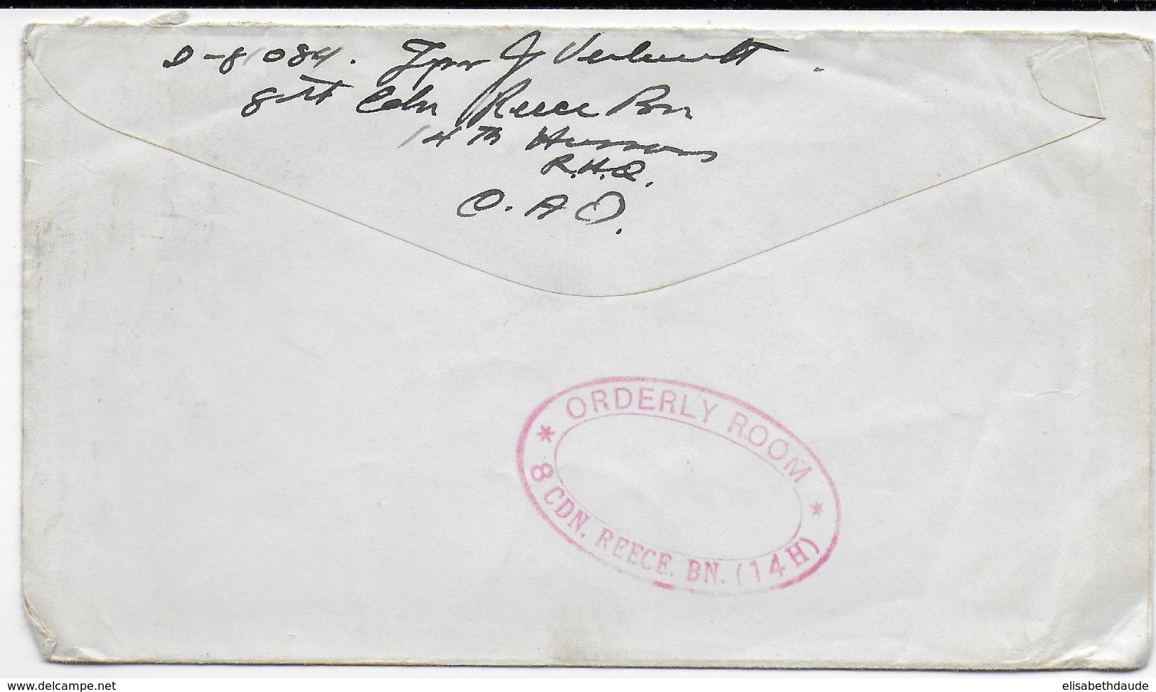 1941 - ARMEE CANADIENNE En EUROPE  - ENVELOPPE YMCA Du PO N°433 => CANADA - Lettres & Documents