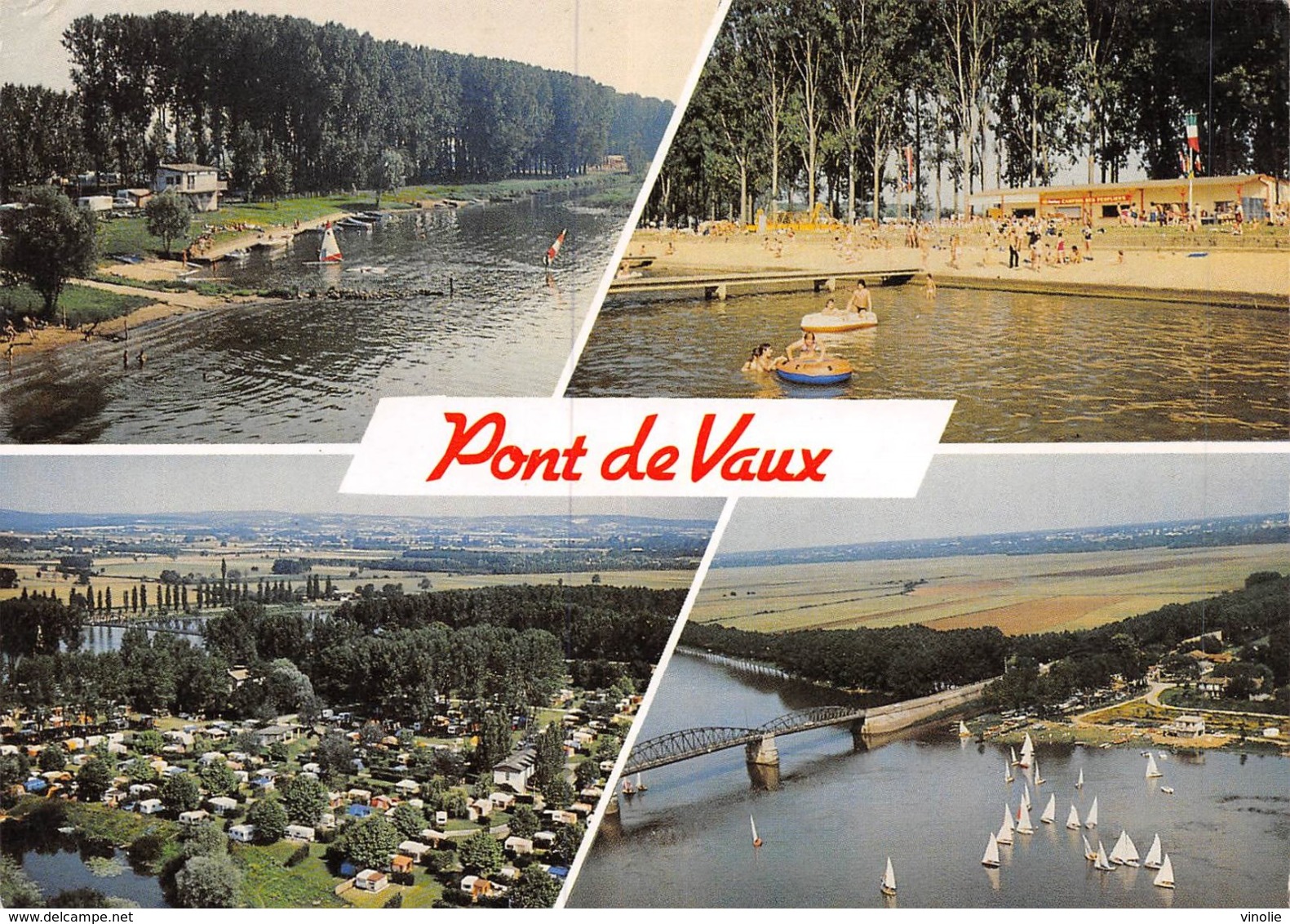 PIE-Z AR-19-1818 : VUES MULTIPLES DE PONT DE VAUX. CAMPING. - Pont-de-Vaux