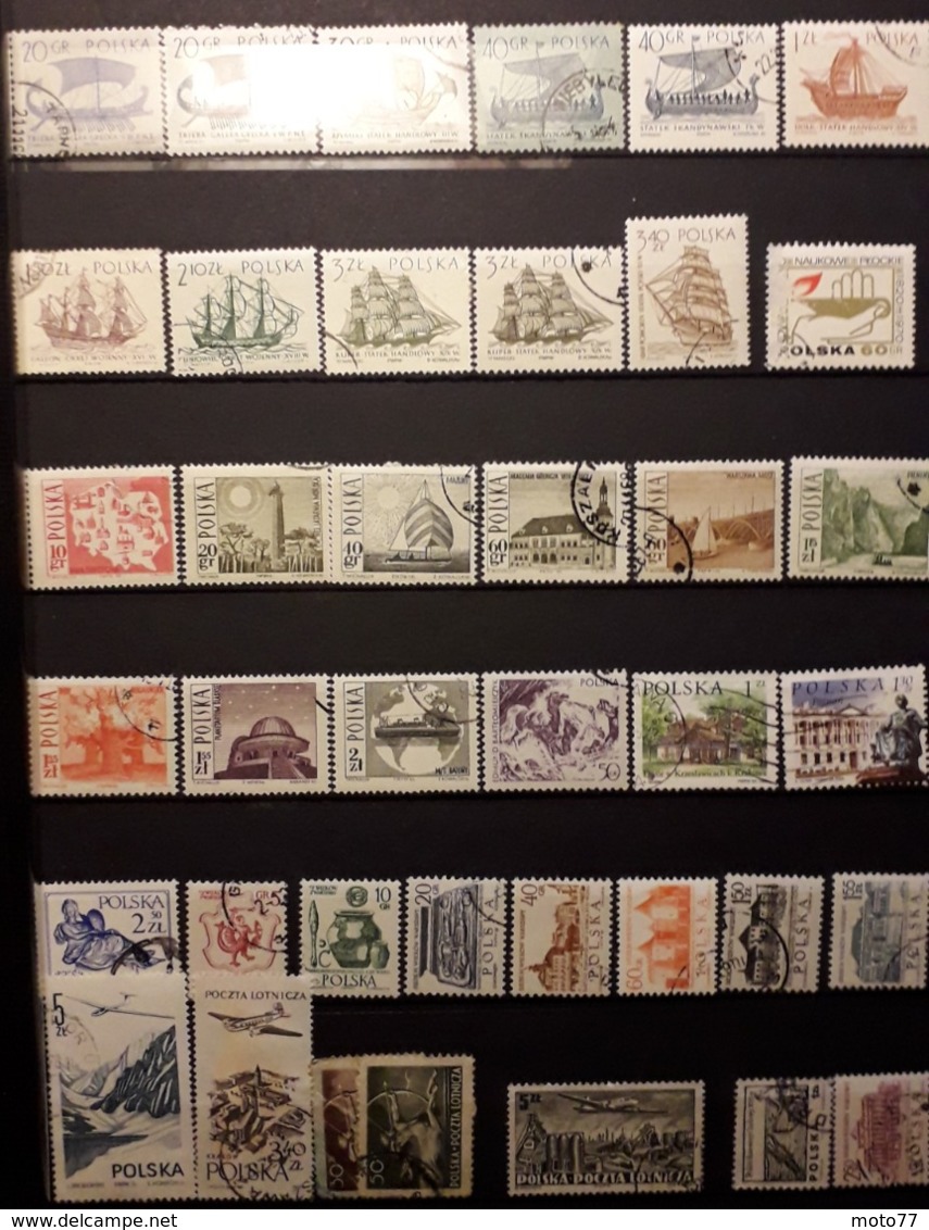 POLOGNE - 236 TIMBRES - Lot 139 - Voir Mes Autres Ventes De 150 Pays - Verzamelingen (zonder Album)