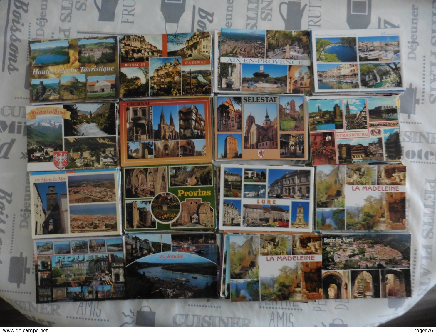 LOT  DE   700   CARTES  POSTALES  MULTIVUES  NEUVES   DE  LA   FRANCE - 500 CP Min.