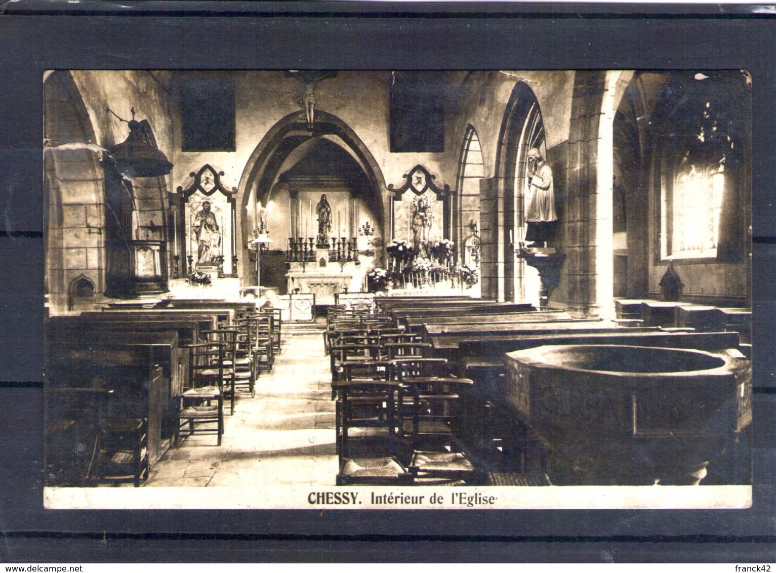 69. Chessy Aux Mines. Intérieur De L'église. Déchirure En Haut à Gauche - Other & Unclassified