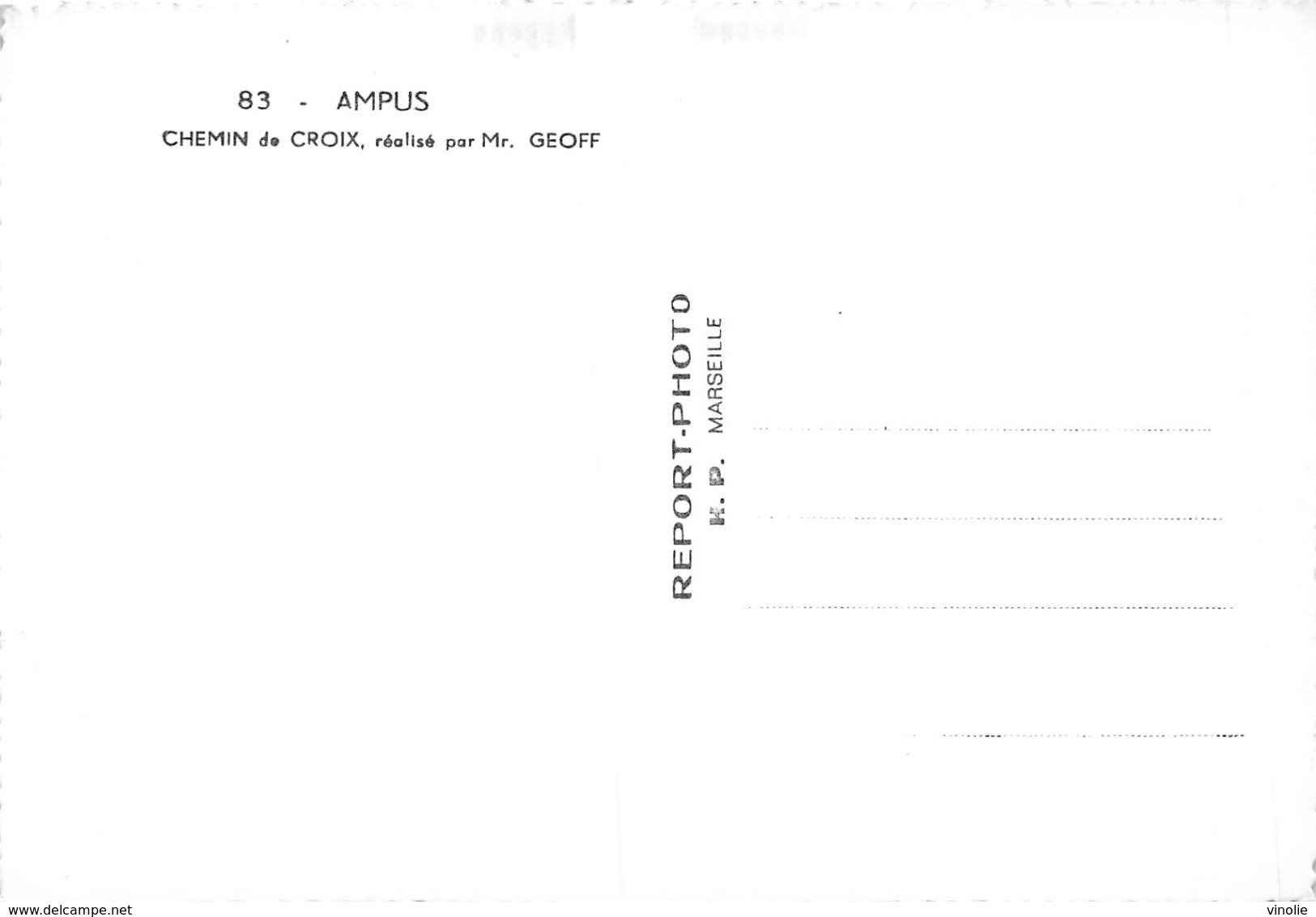 PIE-Z AR-19-1877 : AMPUS CHEMIN DE CROIX. - Other & Unclassified