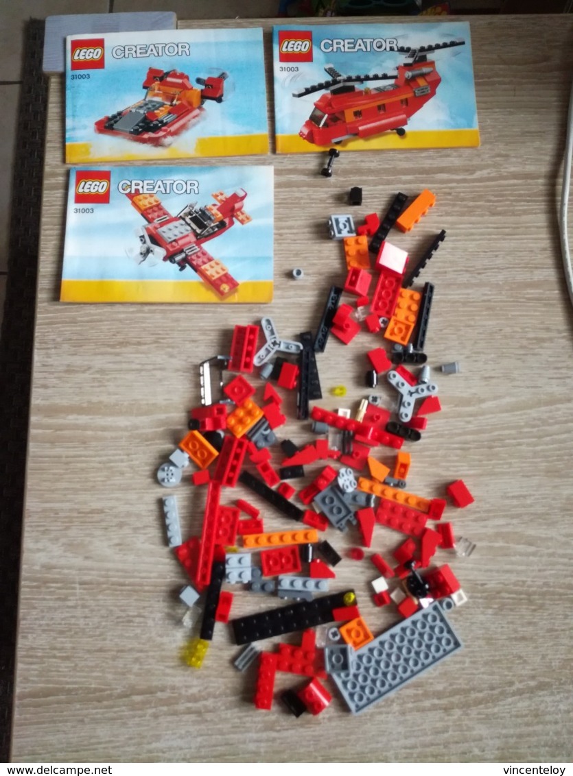 Lego Creator - L'hélicoptère Bi-Rotors - 31003 En Letat Sur Les Photos SANS LA BOITE D ORIGINE - Unclassified