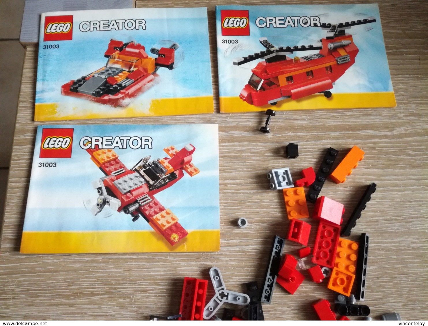 Lego Creator - L'hélicoptère Bi-Rotors - 31003 En Letat Sur Les Photos SANS LA BOITE D ORIGINE - Unclassified