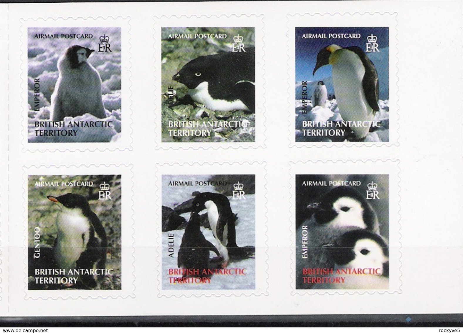 British Antarctic Territory 2006 Penguins (2nd Series) Self-adhesive MNH CV £21.00 (3 Scans) - Penguins