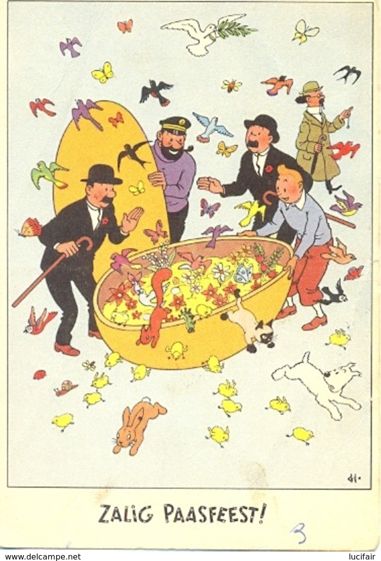 Tintin Kuifje Zalig Paasfeest  (28) - Bandes Dessinées