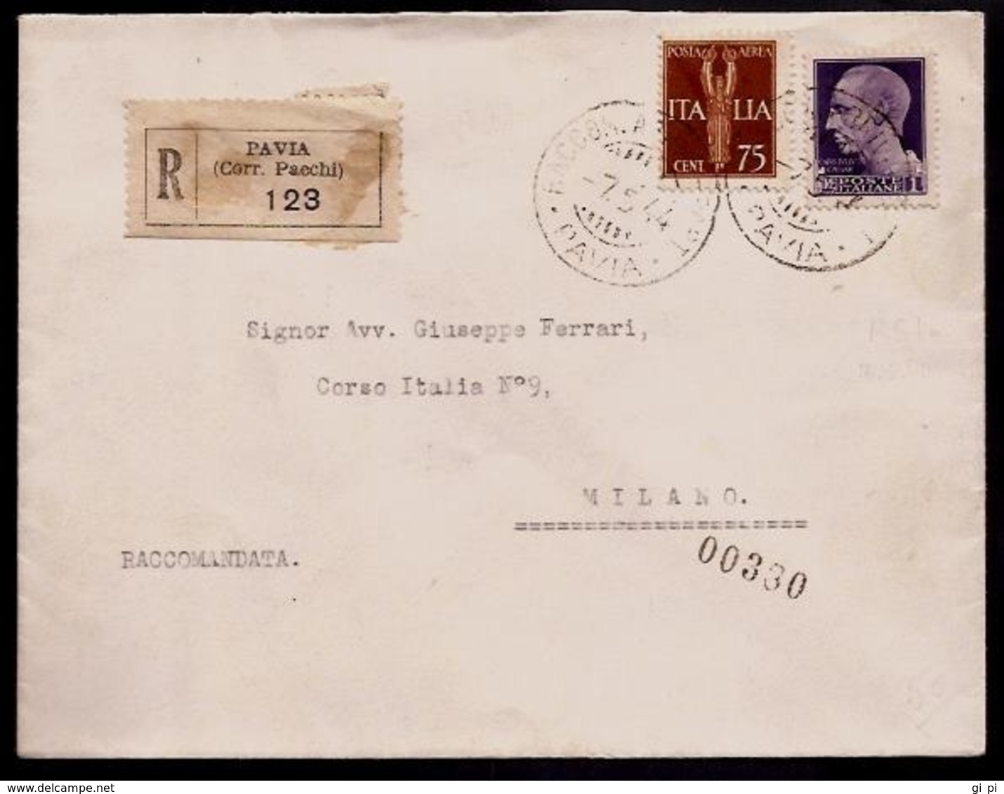 GR2226  - RACCOMANDATA R.S.I. - Stamped Stationery