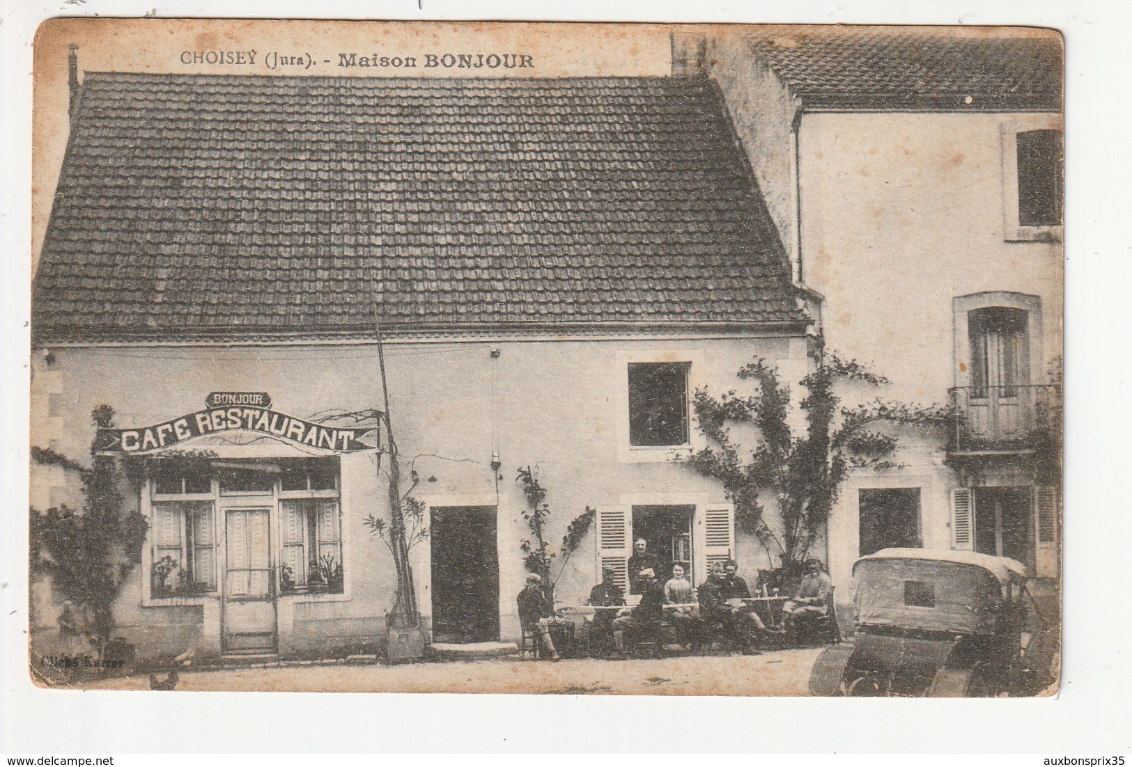 CHOISEY - CAFE RESTAURANT - MAISON BONJOUR - 39 - Andere & Zonder Classificatie