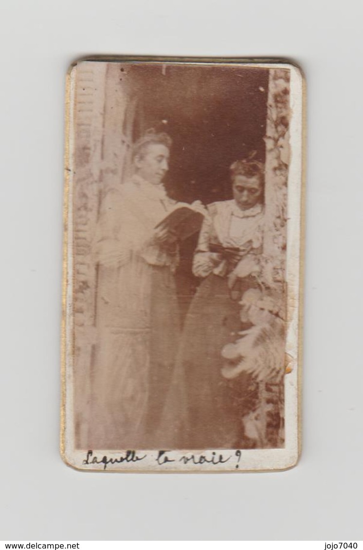 Lot 2 Vieilles Photos - Ancianas (antes De 1900)