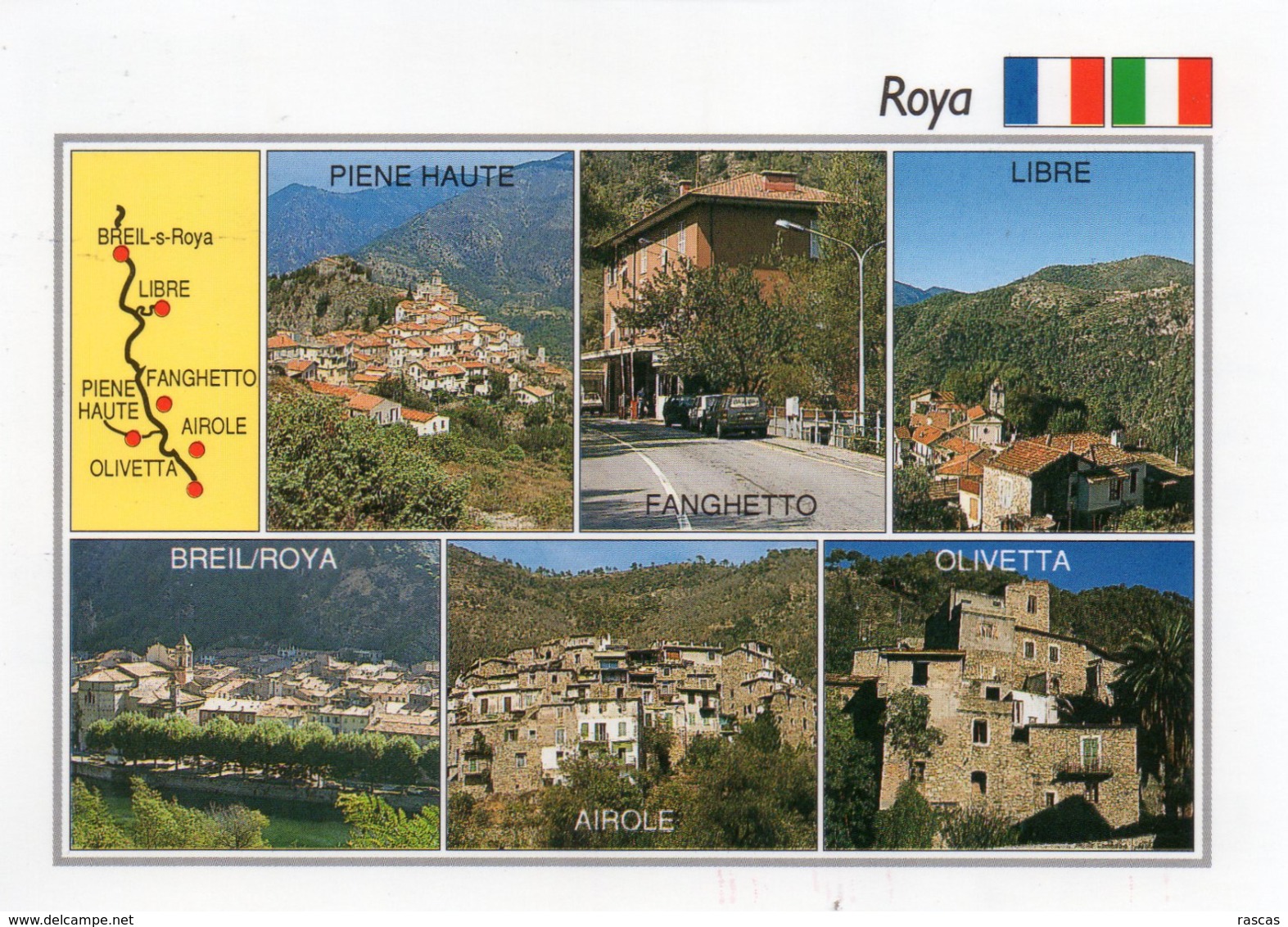 CPM - F - ALPES MARITIMES - ITALIE - VALLEE DE LA ROYA - PIENNE HAUTE - FANGHETTO - LIBRE - BREIL - AIROLE - OLIVETTA - Autres & Non Classés