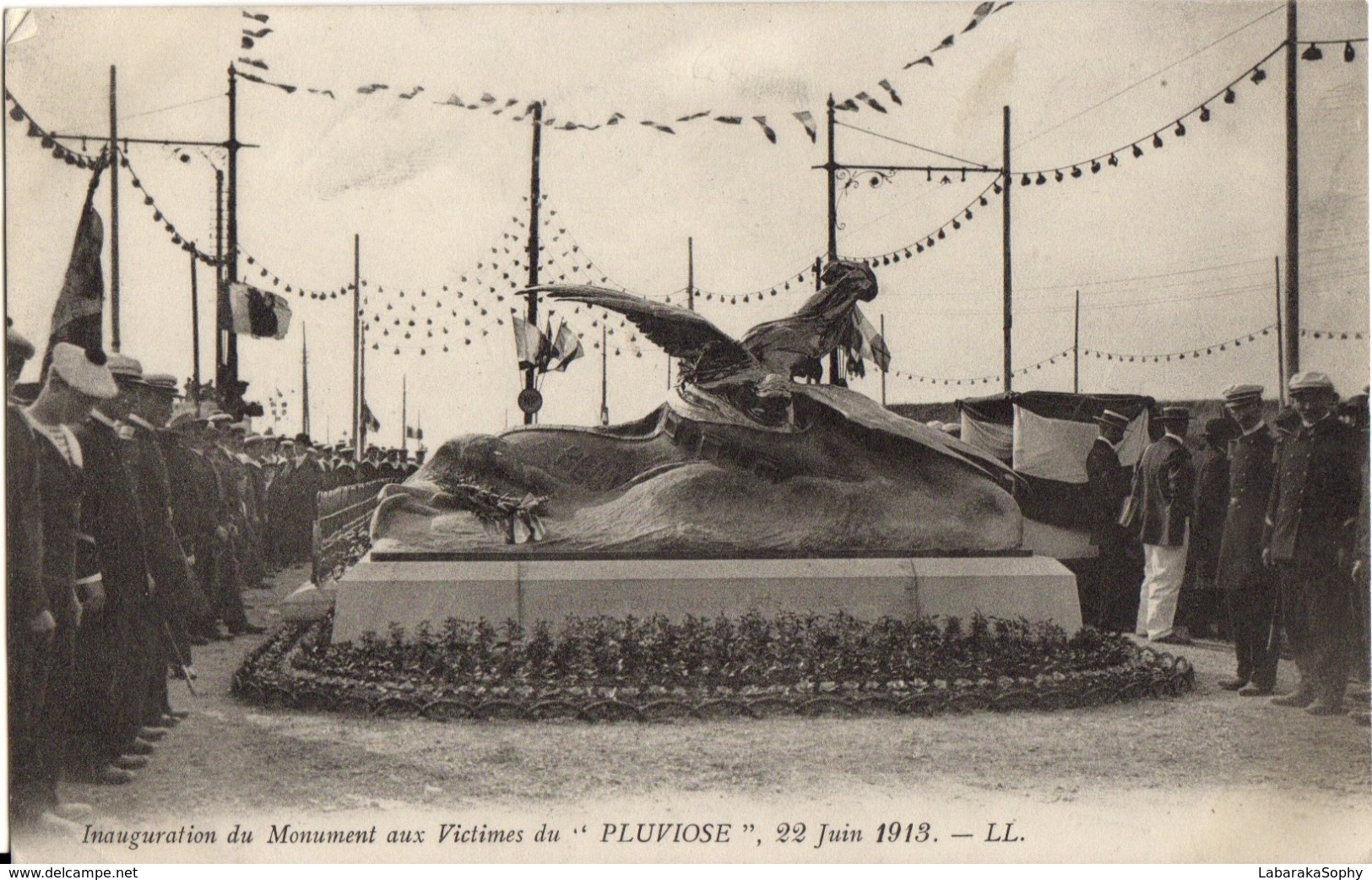 CALAIS - Inauguration Du Monument Aux Victimes Du PLUVIOSE - Calais