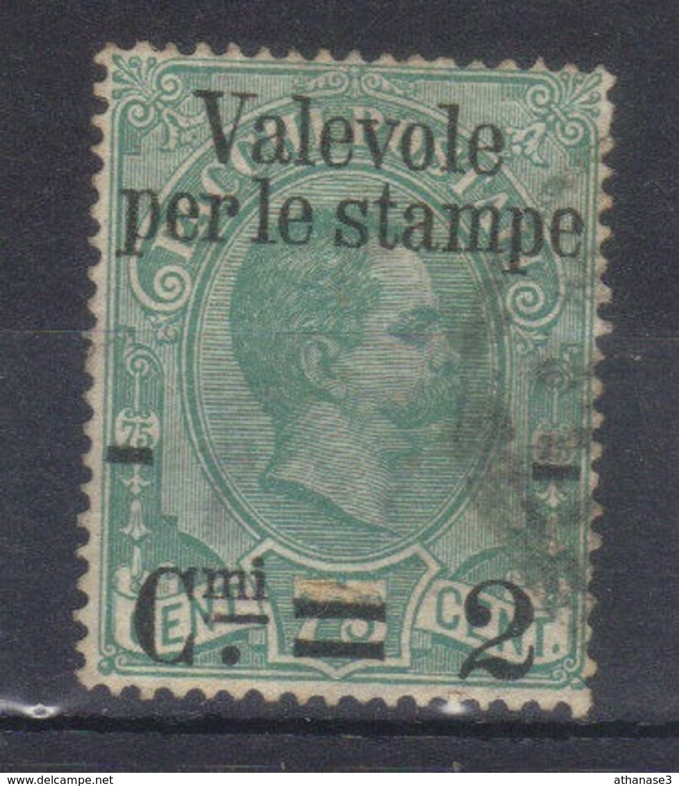 ITALIE  N° 49 YVERT  (1884) - Postal Parcels