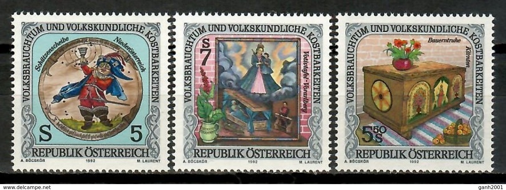 Austria 1992 / Folk MNH Folklore / Kl10 1-12 - Otros & Sin Clasificación