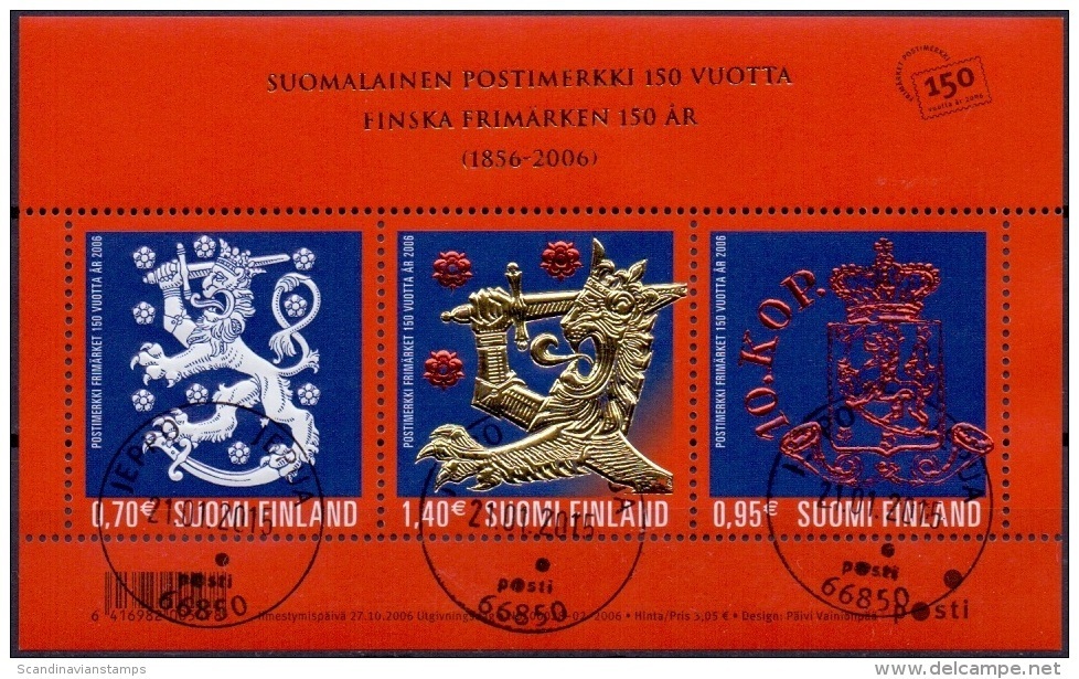 Finland 2006 Blok 150 Jaar Postzegels GB-USED - Used Stamps