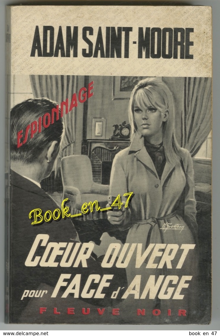{77148} Adam Saint Moore ; Fleuve Noir Espionnage N° 598 , EO 1967   " En Baisse " - Fleuve Noir