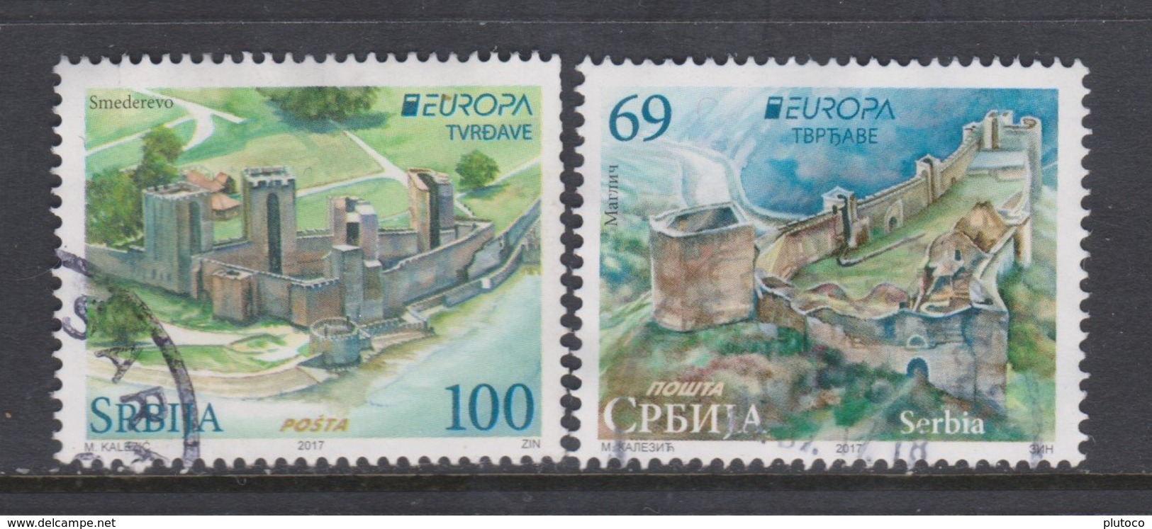 SERBIA, USED STAMP, OBLITERÉ, SELLO USADO, EUROPA CEPT - 2017