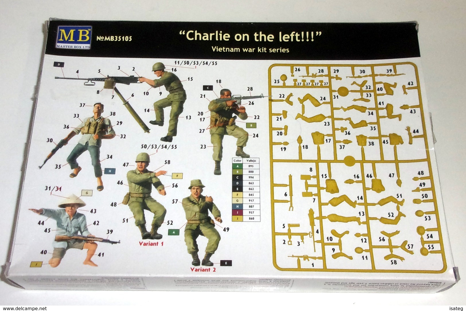 Maquette "Charlie On The Left" - Guerre Du Vietnam-Masterbox - Figurines