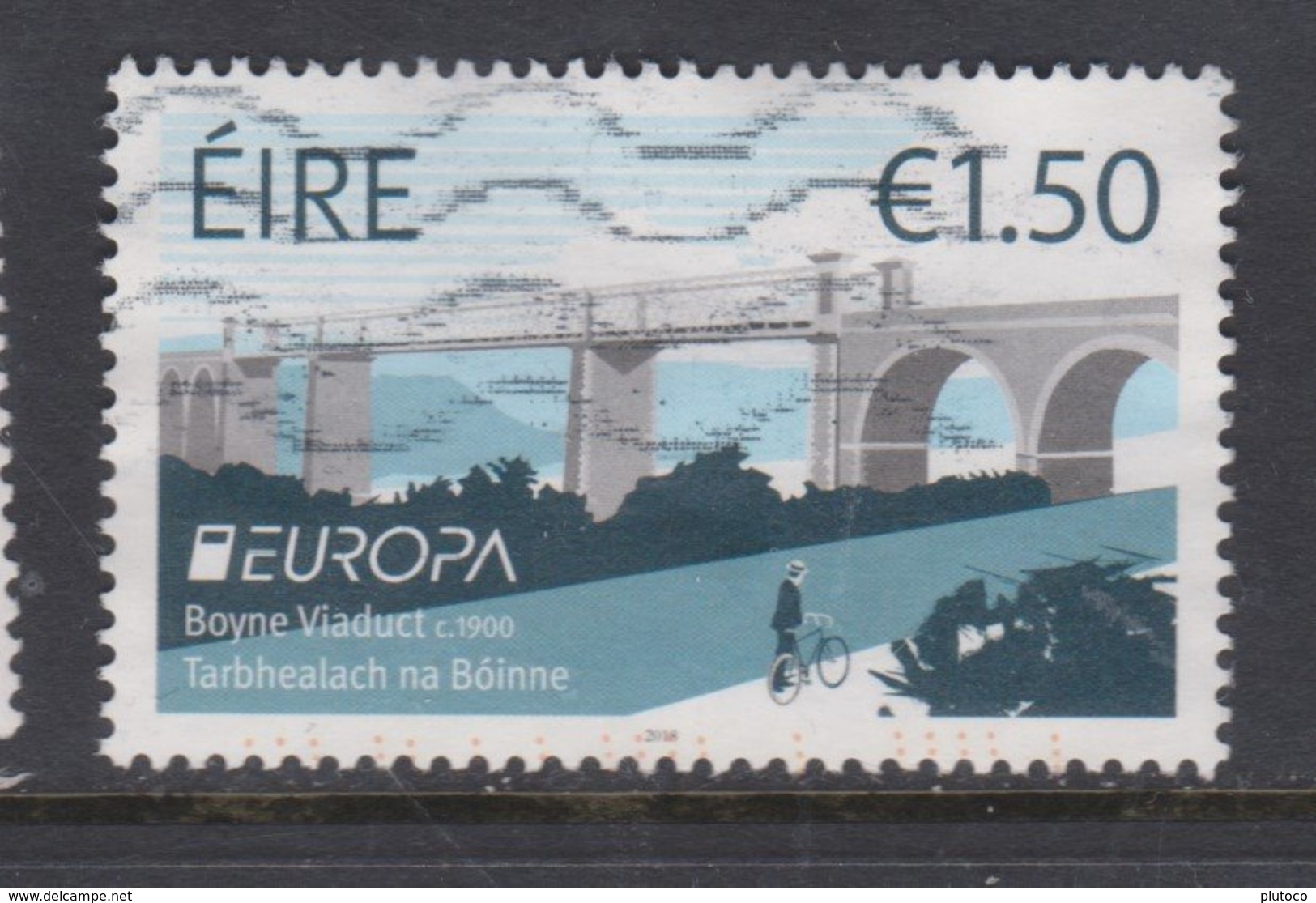 IRLANDA, USED STAMP, OBLITERÉ, SELLO USADO, EUROPA CEPT - 2018