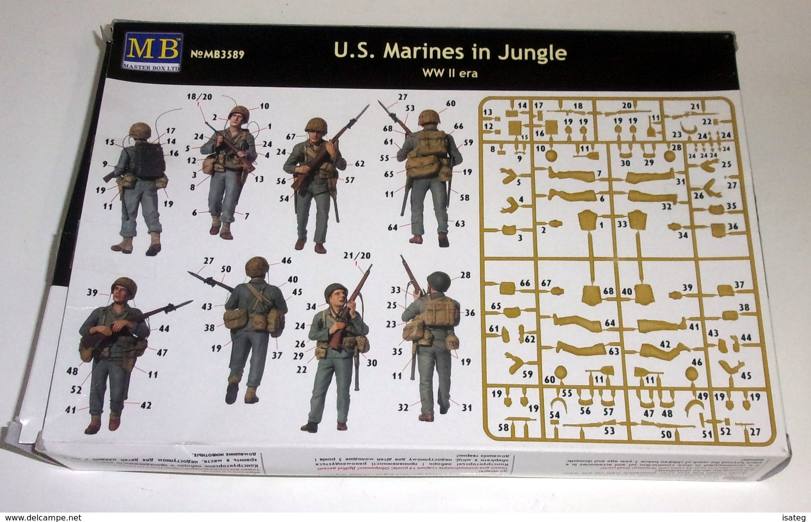 Maquette "U.S. Marines In Jungle - Masterbox - Figurine