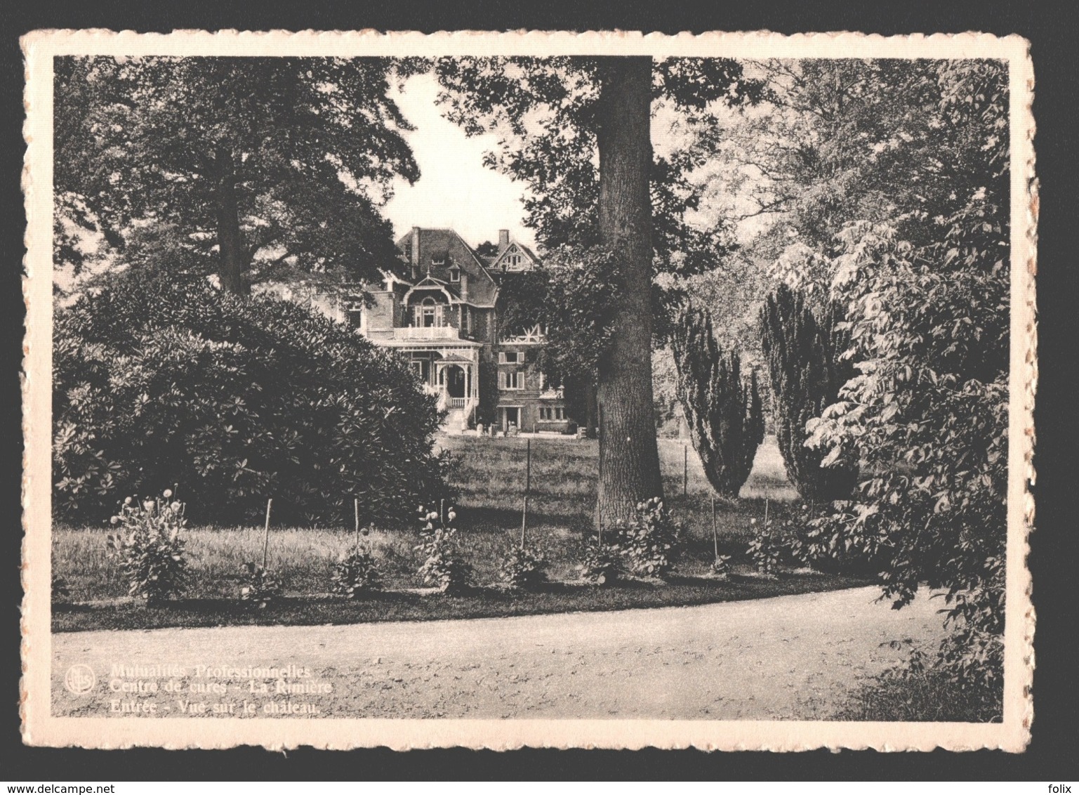 La Rimière - Mutualités Professionnelles - Centre De Cure - Entrée - Vue Sur Le Château - Neupre