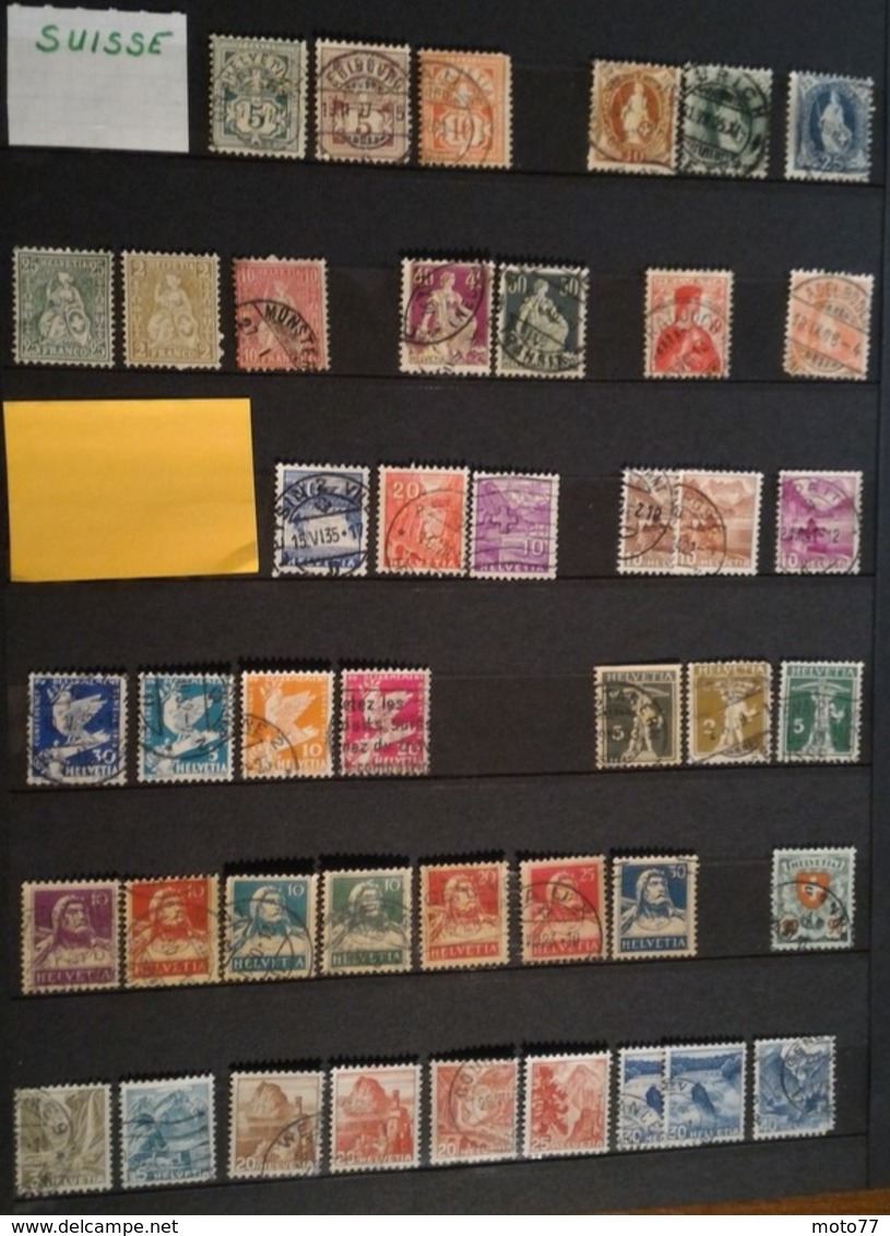 SUISSE - 128 TIMBRES - Lot 154 - Voir Mes Autres Ventes De 150 Pays - Verzamelingen (zonder Album)