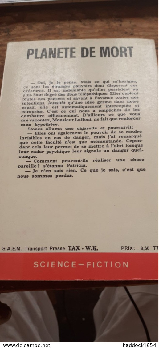 Planète De Mort RICHARD BESSIERE éditions Du Triangle 1976 - Triangle, Le