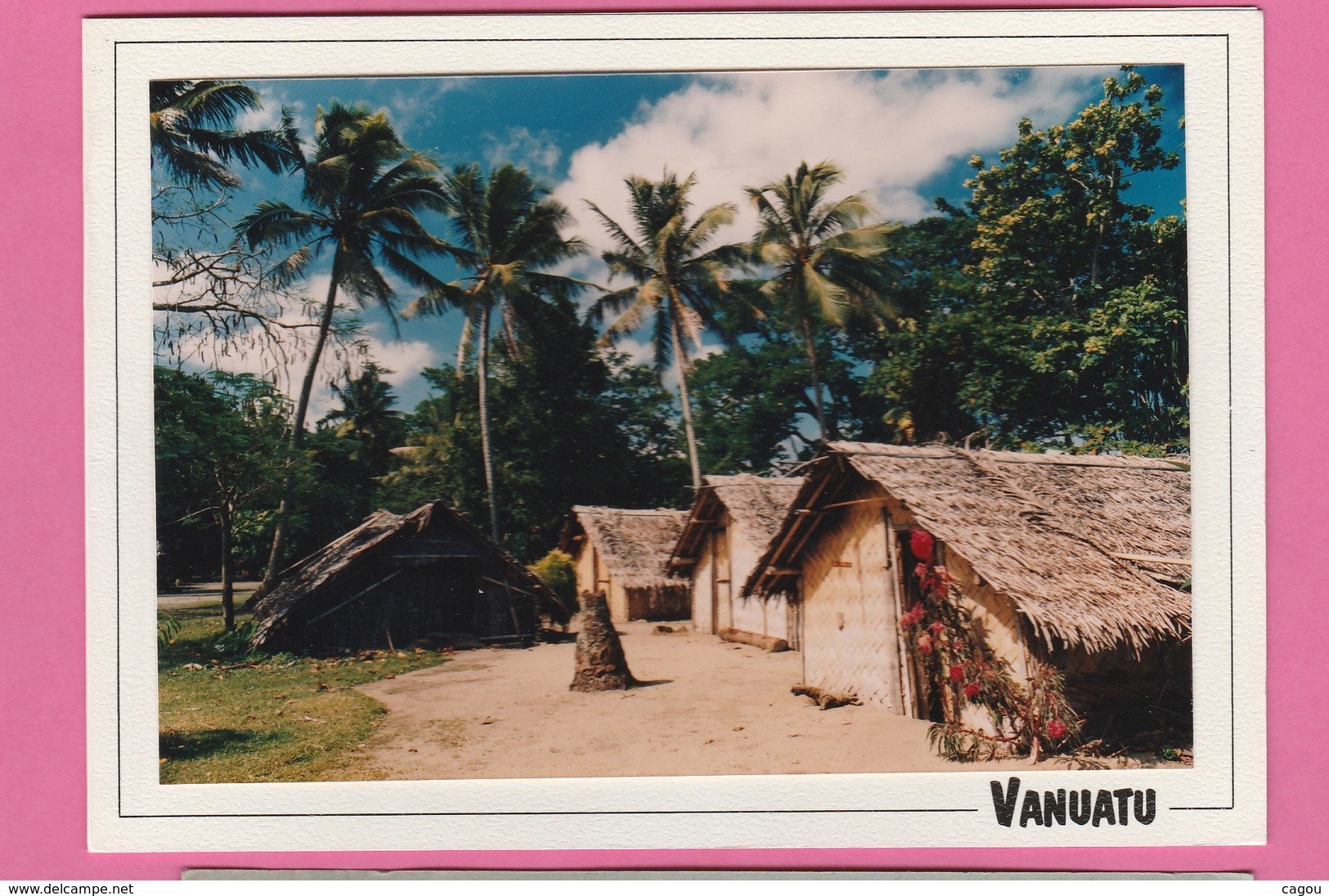 CARTE POSTALE DOUBLE DU VANUATU - Vanuatu