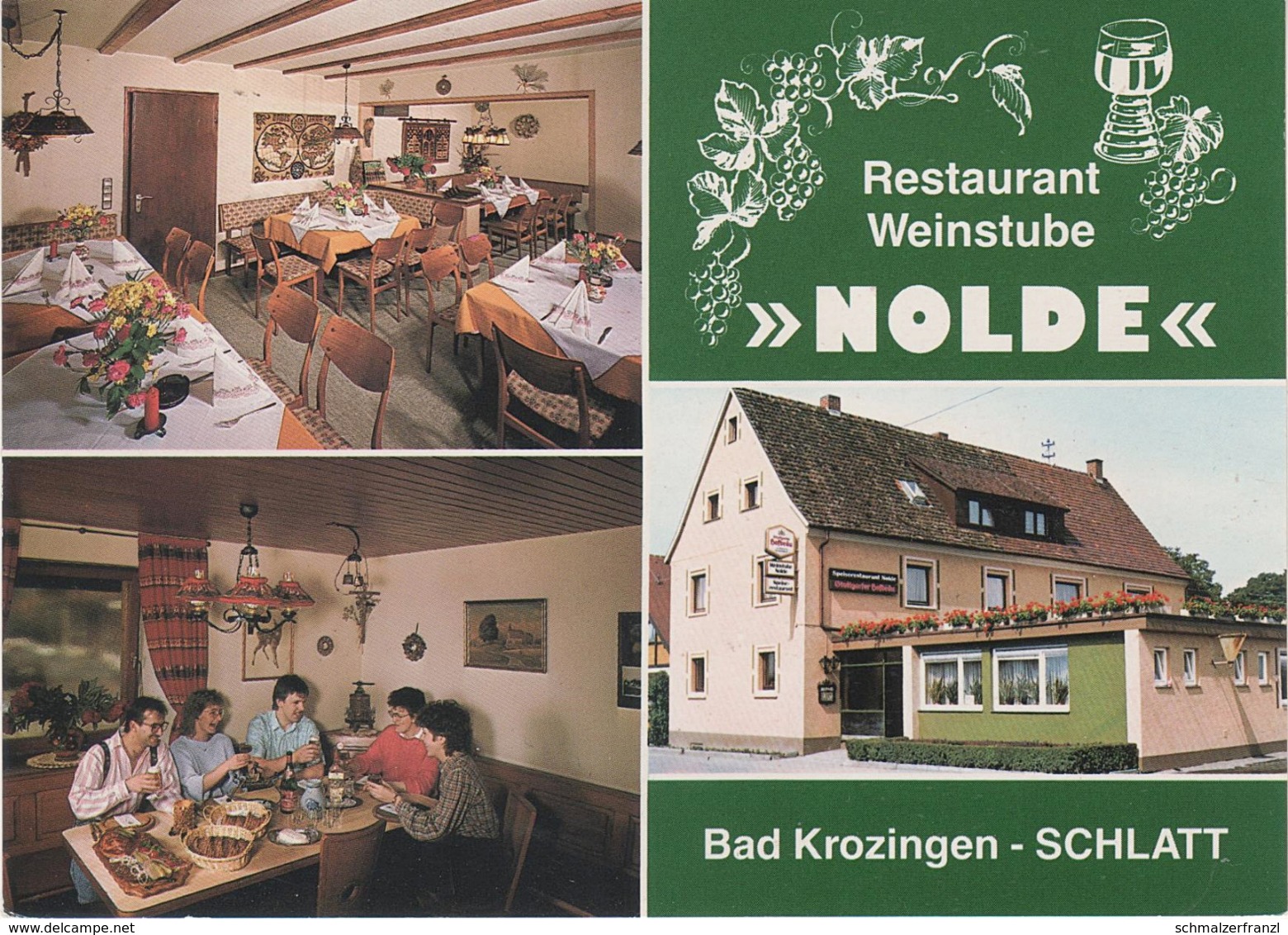 AK Schlatt Restaurant Weinstube Nolde A Bad Krozingen Biengen Tunsel Feldkirch Bremgarten Hartheim Eschbach Heitersheim - Bad Krozingen