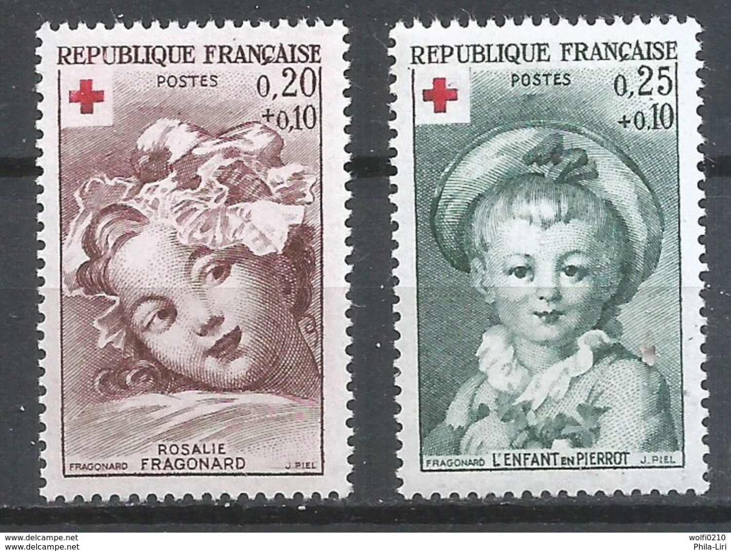Frankreich Mi. Nr.: 1418 - 19 Postfrisch (frp60er) - Nuevos